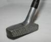Aluminium mallet head putter in the Schenectady style c.1925. 'Par-XL' and maker's name of H. &amp; B. Co. Louisville, KY U.S.A. stamp with alignment groove to crown. Hickory shaft, towelling grip. VG - golf