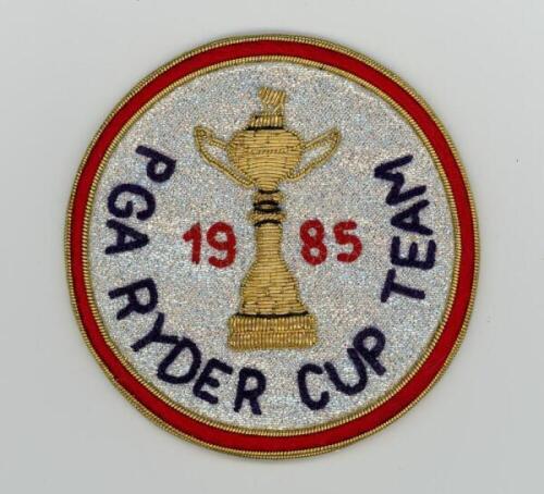 Ryder Cup 1985. Official 'PGA Ryder Cup Team 1985' embroidered blazer badge, unused. Formerly the property of Tony Jacklin, Captain of the victorious European team, with letter of authenticity signed by Jacklin. VG - golf