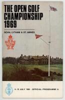 The Open Championship 1969. Royal Lytham &amp; St. Annes. Official programme for the tournament held 9th- 12th July 1969. VG - golf