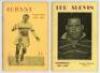 Rugby League. Two biographies of Huddersfield rugby league players. Titles are 'Johnny [Hunter]' (Huddersfield 1947-1955) and 'Ted Slevin' (Huddersfield 1951-1962). Both compiled by A.N. Gaulton and published by Huddersfield C. &amp; A.C. [Cricket and Ath