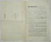 Charlton Athletic. Original official four page agreement/ contract between Marvin Hinton and Jack Phillips, Secretary of Charlton Athletic to play for Charlton for the 1960/61 season. Signed by Hinton and Phillips in ink and dated 20th June 1960 and witne - 2