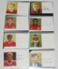 Manchester United. Selection of twenty official United colour 'half' club cards. Each signed by the player featured. Signatures are May, Irwin, McClair, Kanchelskis, P. Neville, Scholes, Pallister, Parker, van der Gouw, Cruyff, Pilkington, Kidd, Webb, Rob - 2