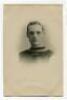 George Irwin. Crystal Palace 1921-1922. Sepia real photograph postcard of Irwin wearing Palace shirt in cameo with name printed beneath. Signed below the image by Irwin, but sadly now fading, though legible. Postcard by T.H. Everett Studios of Crystal Pal