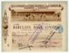 Tottenham Hotspur season 1925/26. Original ornate pictorial 'Tottenham Hotspur Football and Athletic Company Limited' cheque no. 1596 for Barclays Bank Limited, Tottenham, made out to 'The Tottenham District Light Heat &amp; Power Co.', dated 4th November