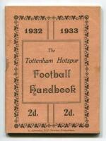 'The Tottenham Hotspur Football Handbook 1932-1933'. Official club handbook. Original wrappers. 56pp. Printed by C. Coventry of Tottenham. Some rusting to staple otherwise in good/very good condition. Rare - football