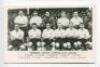 Tottenham Hotspur F.C. 1955-56. Mono real photograph postcard of the team standing and seated in rows, with title and players names to lower border. A. Wilkes &amp; Son of West Bromwich. Postally unused. Good/very good condition - football<br><br>Spurs fi