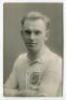 Percy Charles Austin. Tottenham Hotspur 1926-1928. Mono real photograph postcard of Austin, half length, in Spurs shirt. W.J. Crawford of Edmonton. Postally unused. Good/very good condition. Rare - football<br><br>Austin played for non league Farnham Unit