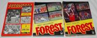 Nottingham Forest F.C. 1977/78-1979/80. A selection of home and away programmes for the three seasons in which Forest were champions of the Football League 1977/78, League Cup winners 1977/78 and 1978/79, and twice winners of the European Cup in 1978/79 