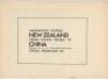 New Zealand v China 1975. Official programme for the International Friendly match played at Basin Reserve, Wellington, 23rd July 1975. Minor wear to page extremities, otherwise in good/ very good condition - football<br><br>The match was drawn 2-2