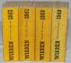 Wisden Cricketers' Almanack 1949, 1950, 1951 and 1953. Original cloth covers. The 1949 edition with minor soiling and wear, the 1950 and 1953 in good/very good condition and the 1951 with some bowing to spine and breaking to front internal hinge otherwise