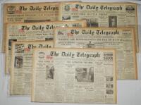 'Bodyline'. England v Australia. Fifth Test, Sydney 23rd- 28th February 1933. A selection of original and complete issues of 'The Daily Telegraph' (Sydney) for 23rd-25th, 27th, 28th, February and 1st March 1933 with coverage of the fifth Test at Sydney, w
