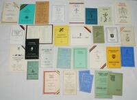 Club fixture and membership cards 1930s-1990s. A large selection of approx. two hundred club membership and fixture cards, mainly 1960s onwards. Earlier examples include Groves and Whitnall's Athletic Club 1930, Clevedon C.C. 1949, Slough Cricket &amp; Bo