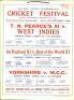 'The Lord's Taverners Celebrate their Twenty First Birthday' 1971. Original poster produced for the match v An Old England XI at Lord's, 31st July 1971, 'played in the costume and with the equipment of 1884'. Listed names of participants include Barringto - 2