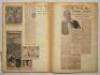 Test and County cricket scrapbooks 1929-1939. Eight large scrapbook albums comprising a nicely presented and large selection of press cuttings, some pages with neat annotations in ink, covering the South African series 1929, Ashes series of 1930 and 1934,