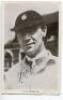 Errol Reginald Thorold Holmes, Oxford University, Surrey &amp; England, 1925-1955. Mono real photograph postcard of Holmes, head and shoulders in blazer. Nicely signed in ink to front by Holmes. F.C. Dick, Oval Bookstall. Minor creases otherwise in good c