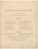 'Kent County Cricket Club. Report of the General Committee of the Members of the Club 1906'. Rare and early official 8pp printed report comprising list of officers, report of the 1906 season, accounts including the balances for F.H. Huish's benefit, and r