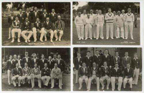 Kent C.C.C. team postcards 1928-1971. A good selection of six original mono real photograph postcards of Kent teams for seasons 1928, 1934, 1938, 1948, 1958, and 1971. Players featured include Woolley, Ames, Chapman, Freeman, Chalke, Valentine, Wright, Co