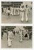 Kent C.C.C. player and grounds postcards 1930s-1970. Six mono real photograph postcards of Kent players in various poses. Players featured are W. Ashdown, A. Fagg (two different), W. Hardinge, W.H.V. Levett, and F. Woolley. Also a mono real photograph pos - 5