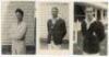 Kent C.C.C. player postcards 1940s. Seven mono real photograph plain back postcards of Kent players, each depicted in cricket attire in various poses. Players are B.R. Edrich, J.W. Martin, F. Ridgway, E. Crush, T.G. Evans, A.W.H. Mallett, and A.H. Phebey.