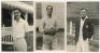 Kent C.C.C. player postcards 1940s. Seven mono real photograph plain back postcards of Kent players, each depicted in cricket attire in various poses. Players are B.R. Edrich, J.W. Martin, F. Ridgway, E. Crush, T.G. Evans, A.W.H. Mallett, and A.H. Phebey. - 2