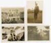 Alfred Percy 'Tich' Freeman. Kent &amp; England 1914-1936. Four original mono candid photographs from Freeman's personal collection, taken on the 1924/25 M.C.C. tour to Australia. The photographs, with annotations in ink to verso in Freeman's own hand, de