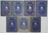 Kent County Cricket Club Annual 1909-1915. Seven editions of the hardback 'blue book', printed by Cross &amp; Jackman, Canterbury and Kentish Express, Ashford. Original decorative boards. Gilt titles and to page edges with gilt Kent emblem to centre. 'Lig