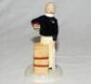 'Tom Brown'. Royal Doulton figure of Brown carrying books and a cricket bat with trunk behind. 7&quot; tall. H.N. 2941 to base. 1982. G/VG - cricket - 2