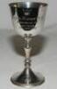 Derek Randall. Nottinghamshire &amp; England 1972-1993. 'Nottinghamshire County Champions 1981'. Silver plated goblet presented to Randall for being a member of the Nottinghamshire team who won the Championship. Engraved to face 'Nottinghamshire County Cr - 2