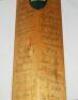 'Australian Touring Team 1961'. Nicolls Crusader full size cricket bat signed by twelve members of the Australian touring party. Signatures include Benaud, Gaunt, McDonald, Lawry, Kline, Simpson, Jarman, Grout, Quick etc. Some fading to some of the signat - 3