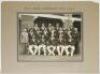 'Bodyline'. 'M.C.C. Team- Australian Tour- 1932-33'. Large and impressive official mono photograph of the M.C.C. touring party who toured Australia in 1932/33. The team, standing and seated in rows, wearing M.C.C. touring blazers and cricket attire. The p