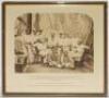 '&quot;England's Twelve Champion Cricketers&quot;, by T.H. Hennah... photographed on board ship at Liverpool Sept. 7th 1859'. Reproduction of the original photograph, from the Royal Photographic Society collection, of George Parr's team for the first Engl