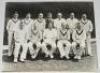 New Zealand v Staffordshire 1937. Two original mono photographs, one of the New Zealand team, the other of Staffordshire, for the match at Stoke, 24th &amp; 25th May 1937. In each photograph the players are seated and standing in rows wearing cricket atti - 3