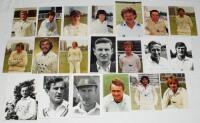 Sussex, Kent and Surrey 1960s-1980s. A selection of mono and colour official player portrait and press photographs, each signed by the featured player(s). Sussex signatures are Ted Dexter (three different, two unsigned), Jim Parks, Chris Waller, Peter Gra