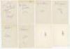 Yorkshire. Roy Kilner. Yorkshire &amp; England 1911-1927. A collection of twelve original small mono candid photographs taken at Kilner's benefit match, Yorkshire v Middlesex, Headingley, Leeds, 25th- 28th July 1925. The photographs depict players enterin - 2