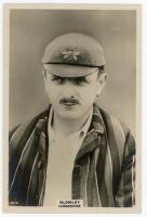 Benjamin Blomley. Lancashire 1903-1922. Phillips 'Pinnace' premium issue cabinet size mono real photograph trade card of Blomley, head and shoulders wearing Lancashire cap and blazer. No.151.C. 4&quot;x6&quot;. VG - cricket