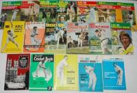 A.B.C. Cricket Books. 1953-1983. Eighteen tour guides issued by the Australian Broadcasting Commission. Australia to England 1953 (Coronation Tour), 1972, 1975, 1977, M.C.C./ England to Australia 1958/59, 1962/63, 1965/66, 1970/71, 1974/75, 1978/79, 1982/