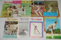 Pakistan cricket magazines 1973-1990. 'The Cricketer Pakistan' monthly magazine September, November, December 1973, February, March, July 1974, May 1975, August, October 1976, April, July- October 1977, April, May, August 1983, May 1988, May 1990, January