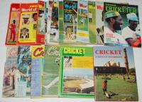 India magazines 1974-1983. 'Sportsweek Cricket Quarterly' Jan 1974. 'Sportsweek's World of Cricket', twelve issues 1976-1979. 'Cricket Quarterly, five issues 1975-1978. 'Indian Cricketer', May 1983. Sold with 'Cricket a Kind of Pilgrimage, Emma Levine, Ho
