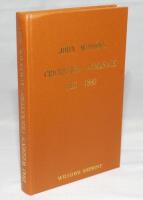 Wisden Cricketers' Almanack 1880. Willows softback reprint (1987) in light brown hardback covers with gilt lettering. Limited edition 26/500. Very good condition - cricket