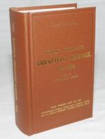 Wisden Cricketers' Almanack 1932. Willows hardback reprint (2009) in dark brown boards with gilt lettering. Limited edition 227/500. Very good condition - cricket