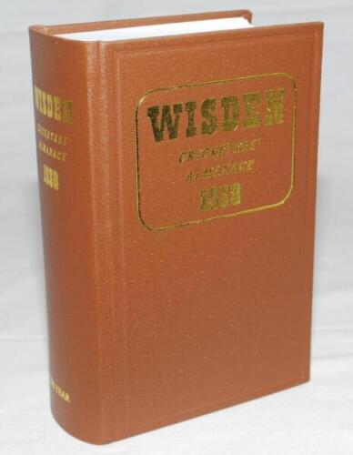 Wisden Cricketers' Almanack 1939. Willows hardback reprint (2012) in dark brown boards with gilt lettering. Limited edition 348/500. Very good condition - cricket