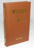 Wisden Cricketers' Almanack 1945. Willows hardback reprint (2000) in dark brown boards with gilt lettering. Limited edition 336/500. Very good condition - cricket