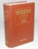 Wisden Cricketers' Almanack 1961. Original hardback. Minor wear to spine paper otherwise in good/very good condition - cricket