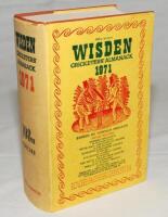 Wisden Cricketers' Almanack 1971. Original hardback with dustwrapper. Minor wear and age toning to dustwrapper otherwise in good+ condition - cricket