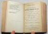 Wisden Cricketers' Almanack 1891 and 1892. 28th &amp; 29th editions. Two editions bound together in blue and brown half leather boards, both editions lacking original paper wrappers, first page and advertising pages, with gilt titles to spine, red speckle - 2