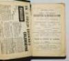 Wisden Cricketers' Almanack 1897 and 1899. 34th &amp; 36th editions. The 1897 edition bound in green boards with original paper wrappers, with gilt titles to spine. Small repair to top edge of front wrapper, small tear to rear wrapper, nick to top edge of - 2