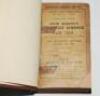 Wisden Cricketers' Almanack 1900 and 1901. 37th &amp; 38th editions. Both editions bound in dark brown boards, both with original front paper wrapper, lacking rear wrappers. The front wrappers to both editions have old horizontal tape marks, wear, soiling - 2