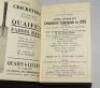 Wisden Cricketers' Almanack 1928, 1929 and 1930. 65th, 66th &amp; 67th editions. The editions bound in dark brown boards, with original wrappers, titles in gilt to spine with the exception of the 1929 edition which is lacking wrappers. The 1928 and 1930 e - 2