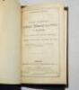 Wisden Cricketers' Almanack 1882. 19th edition. Bound in dark brown boards, lacking original paper wrappers, with titles in gilt to spine, red speckled page edges. Lacking first and rear advertising pages, light vertical crease to title page otherwise in 