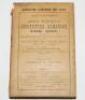 Wisden Cricketers' Almanack 1887. 24th edition. Original paper wrappers. Some age toning to wrappers and darkening to spine paper, slight loss to head and base of spine paper, minor soiling to page block otherwise in good/very good condition - cricket